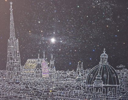 Sternenhimmel über Wien von Erich Handlos